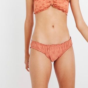 NWT Madewell Second Wave Ruffled Bikini Bottom